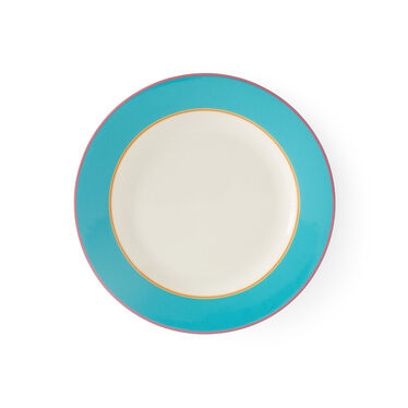 Kit Kemp Calypso Turquoise Salad Plate